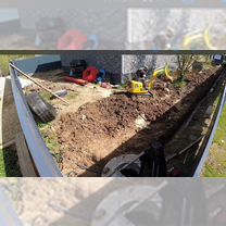 Вспашка земли Выравнивание участков газон под ключ, Голицыно