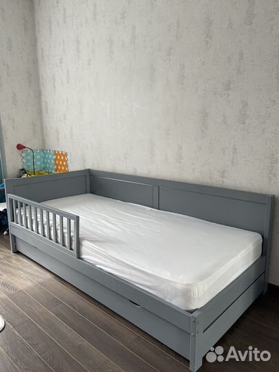 Детская кровать 90 на 2000 с матрасом