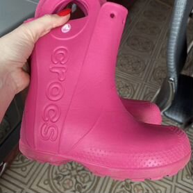 Резиновые сапоги crocs 30р