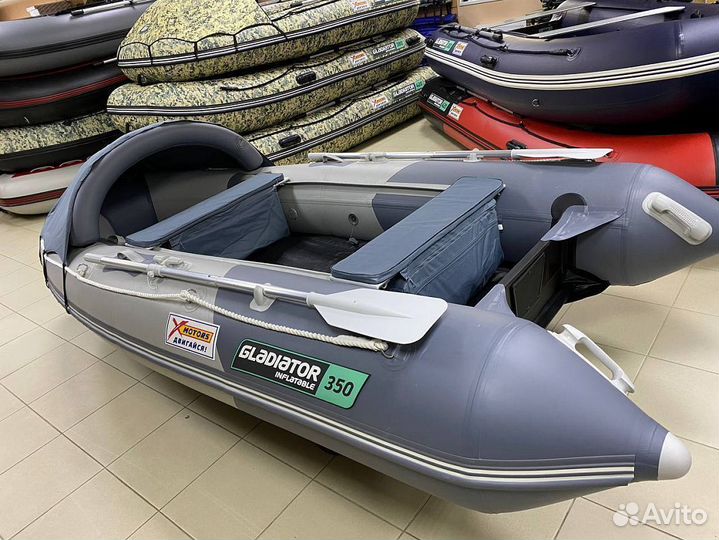 Надувная лодка gladiator E350 (X-motors edition)
