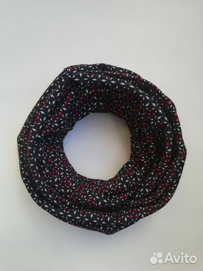 Снуд женский из трикотажа в 2 оборота