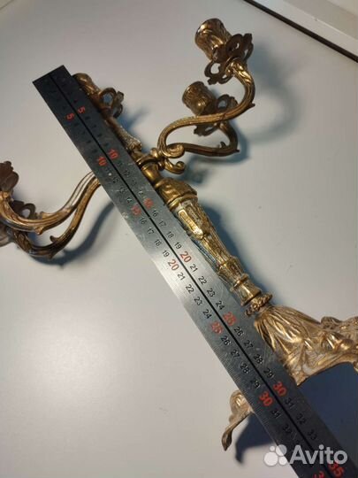 Пара подсвечников. Бронза. Франция