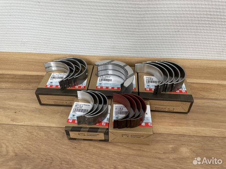 Комплект вкладышей Cummins ISF 2.8 полн. (Foton)