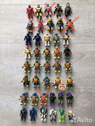 Фигурки Черепашки ниндзя Mega bloks