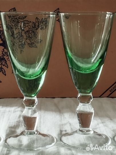 Рюмки цветное стекло СССР