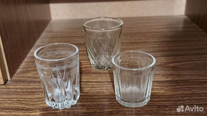 Рюмки цветное стекло СССР