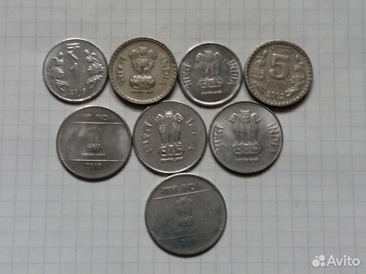 Набор монет Индии