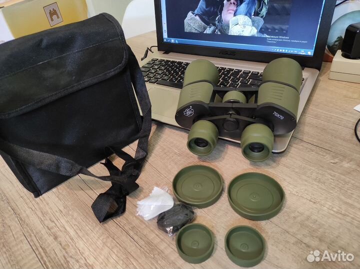 Тактический бинокль 70х70 