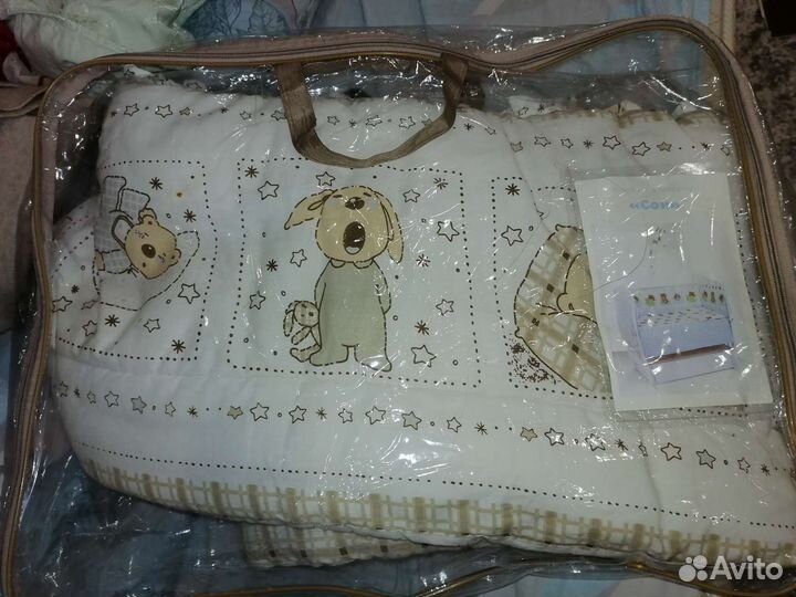 Бортики в детскую кроватку бу