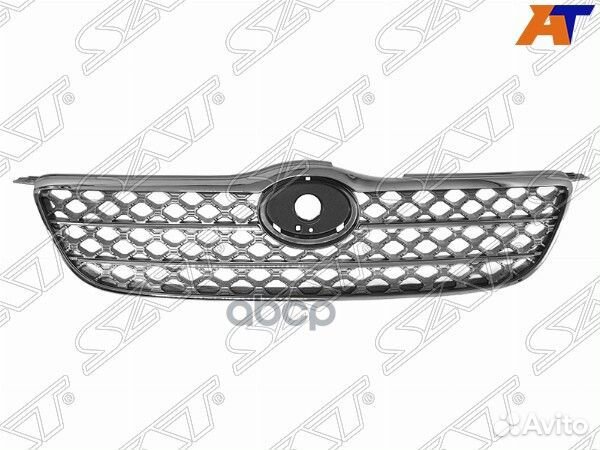 Решетка радиатора toyota corolla 00-02 черная с