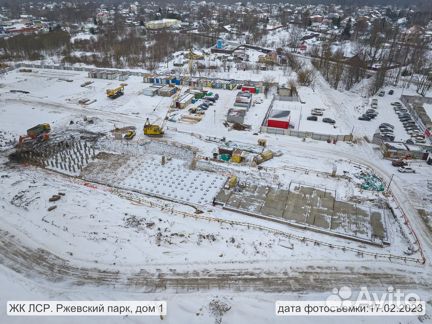 Ход строительства ЖК «ЛСР. Ржевский парк» 1 квартал 2023
