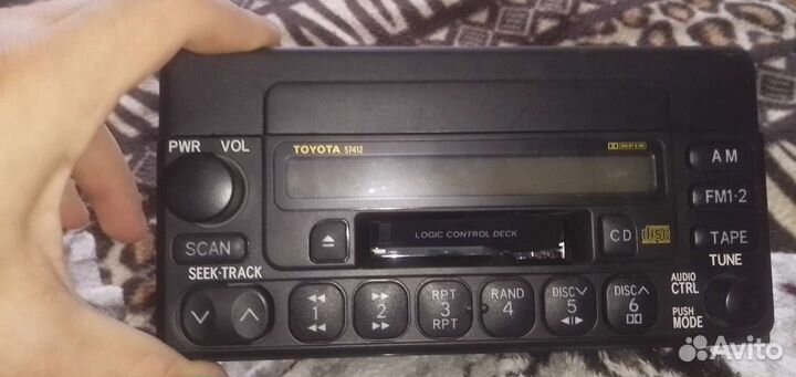 Магнитола с toyota заводская