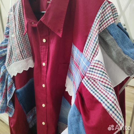 Рубашка пэчворк