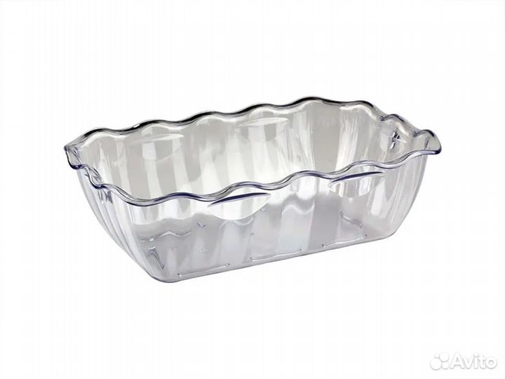 Салатник с волнистыми краями сан-пластик