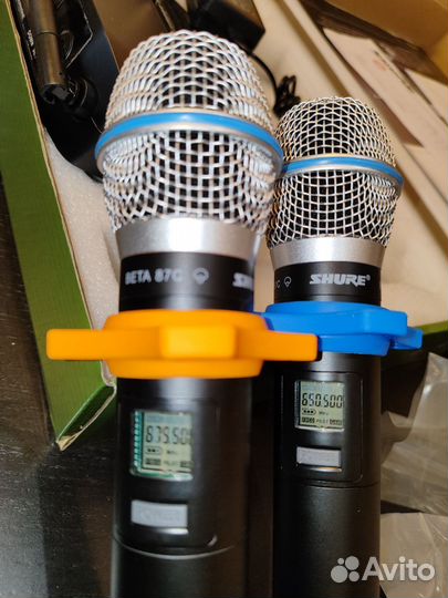 Радиомикрофон shure glxd4 beta87 новый