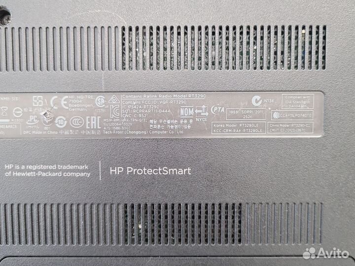 Ноутбук HP Protectsmart RT3290