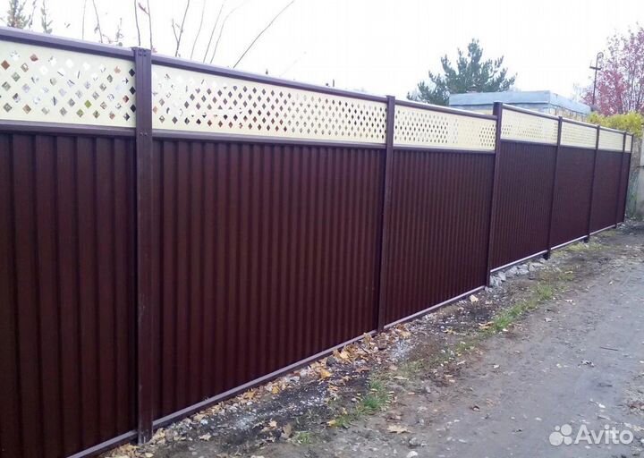 Забор из профнастила 