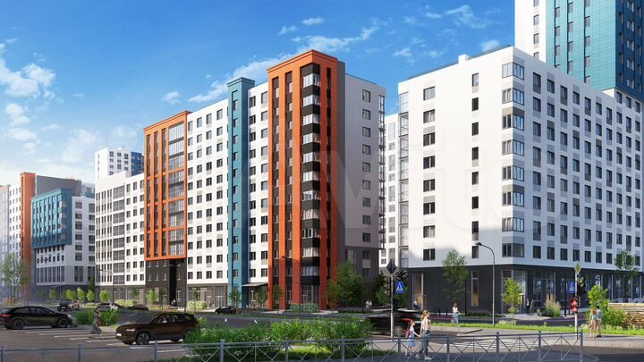 3-к. квартира, 79 м², 6/22 эт.