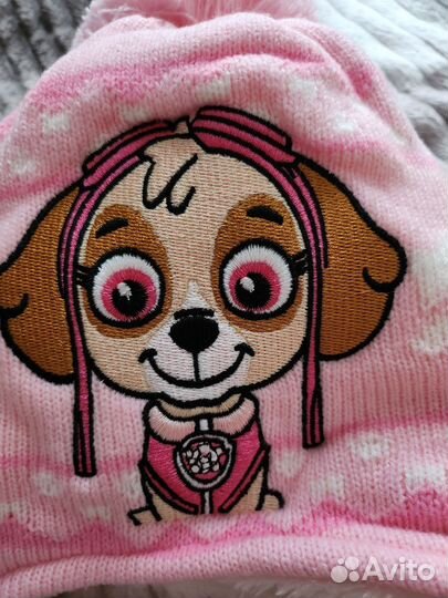 Шапка зимняя для девочки 52