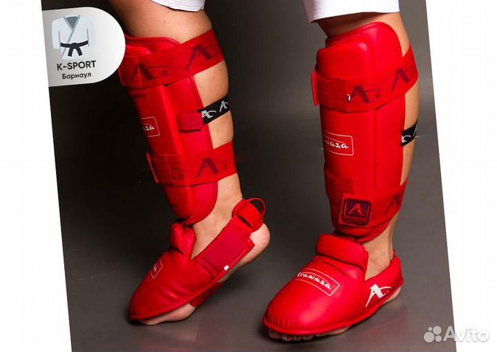 Защита ног для карате WKF Arawaza