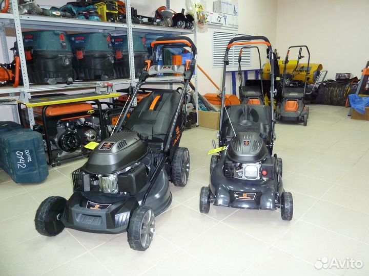 Аренда газонокосилка бензиновая Электрическая