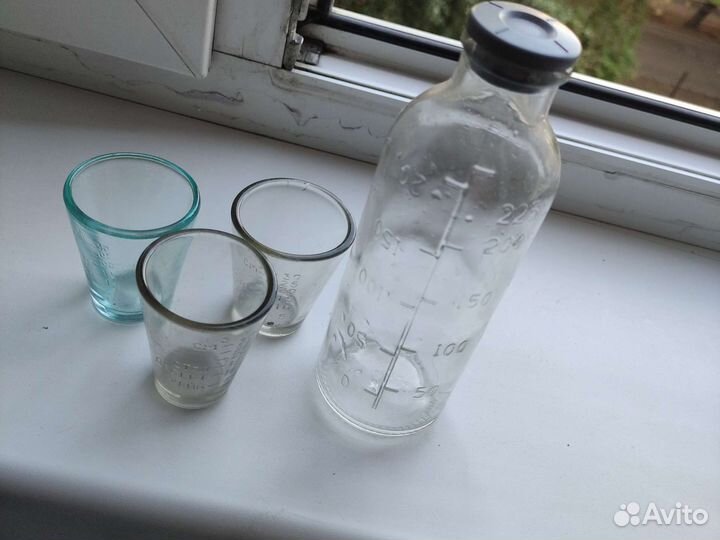 Стопка мерная граненая СССР