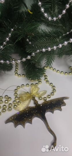 Игрушка Дракон символ года. Из эпоксидной смолы