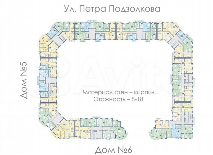 3-к. квартира, 81,4 м², 2/18 эт.