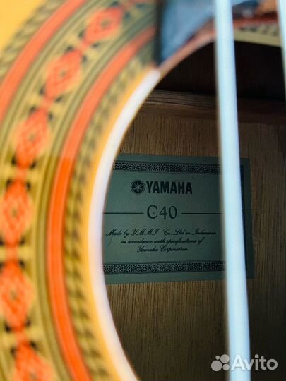 Гитара классическая Yamaha C40 импорт не для РФ