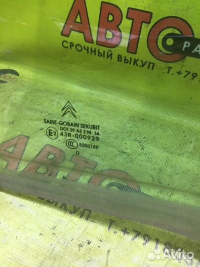 Стекло заднее левое Citroen C4 LA EP6 2011