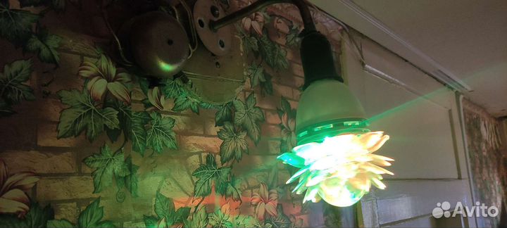 135. Световой прибор «хрустальный цветок» бу