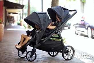 Коляска для погодок, двойни Baby jogger city selec