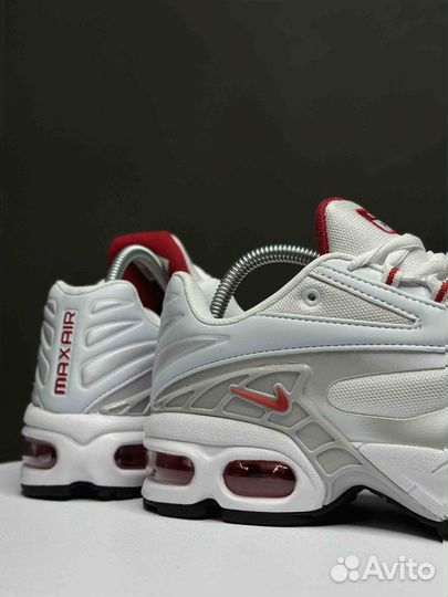 Nike Air Max Tn Plus white and red