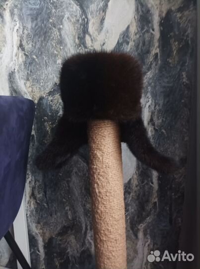 Шапка ушанка мужская норка