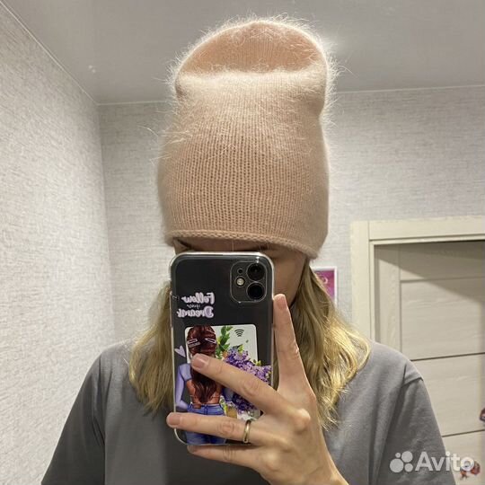 Шапка из пуха норки