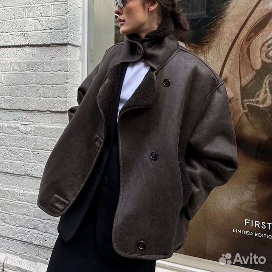 Дубленка Zara новая оригинал