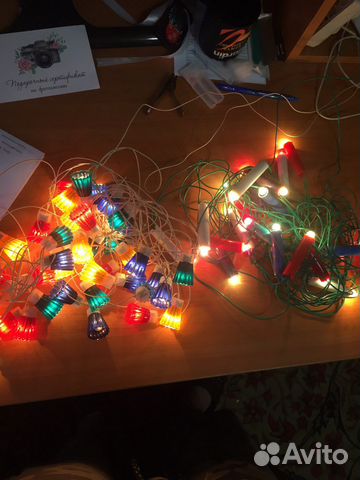 Елочная гирлянда СССР