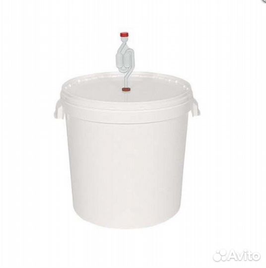 Емкость для брожения с гидрозатвором