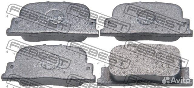 0101MCV20R Колодки тормозные задние