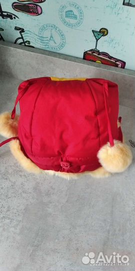 Шапка-ушанка для девочки 52р