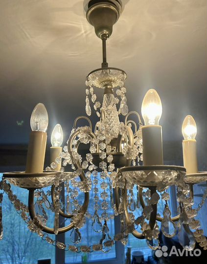 Хрустальная люстра СССР