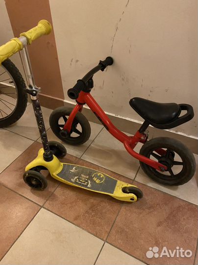 Самокат, беговел