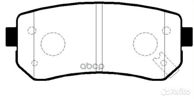 Колодки тормозные KIA ceed/RIO/sportage/hyundai