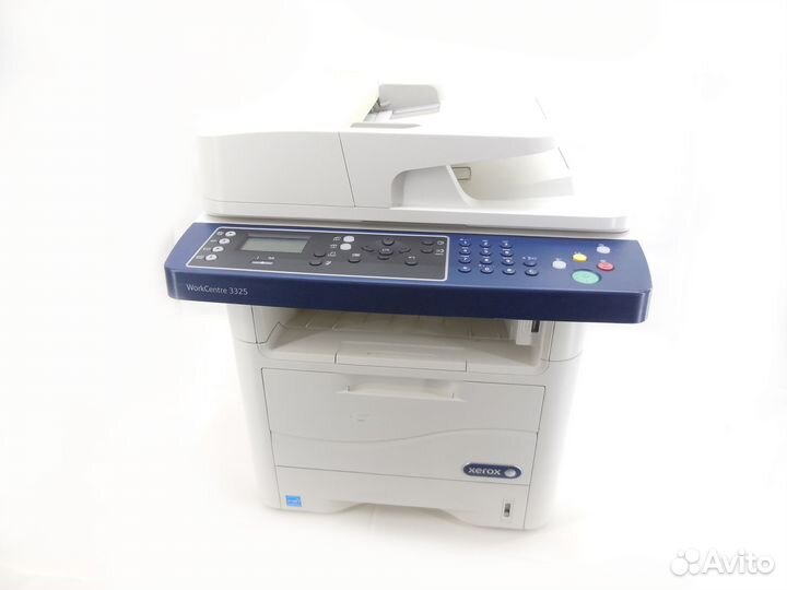 Мфу Xerox WorkCentre 3325 новый картридж, пробег: