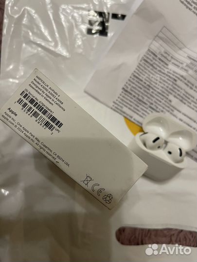 Наушники apple airpods pro 4