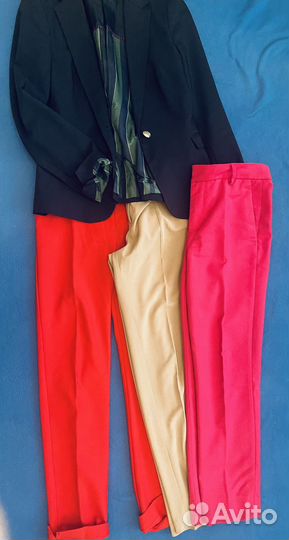 Брюки офисные,Zara,Mango 44р, дев