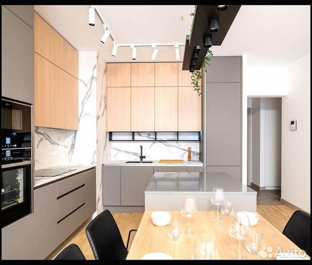 Экологичная угловая кухня