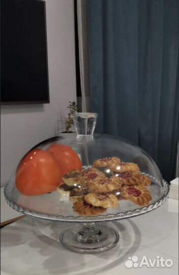 Тортовница с крышкой, большой клош