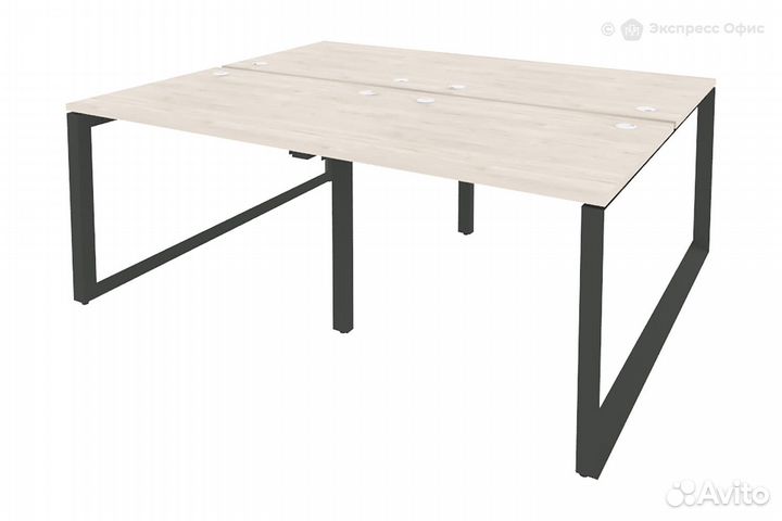 Стол-бенч двойной на О-образном м/к Onix O.MO-D.RS