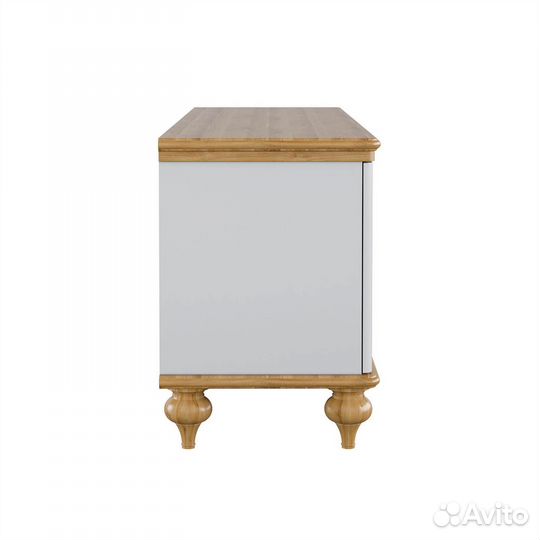 Тумба тв с ящиками белый 